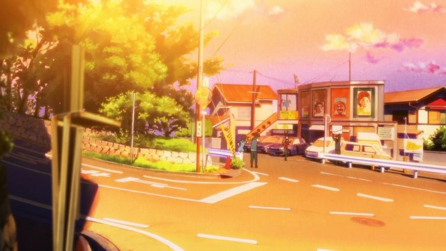 Waiting at the railway crossing